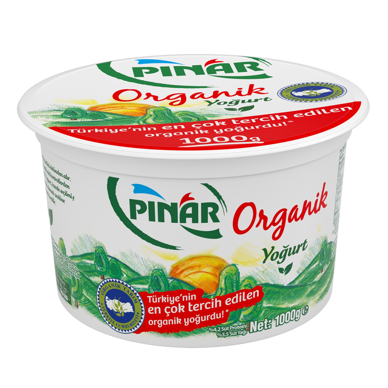 Pınar Organik Yoğurt 1 Kg