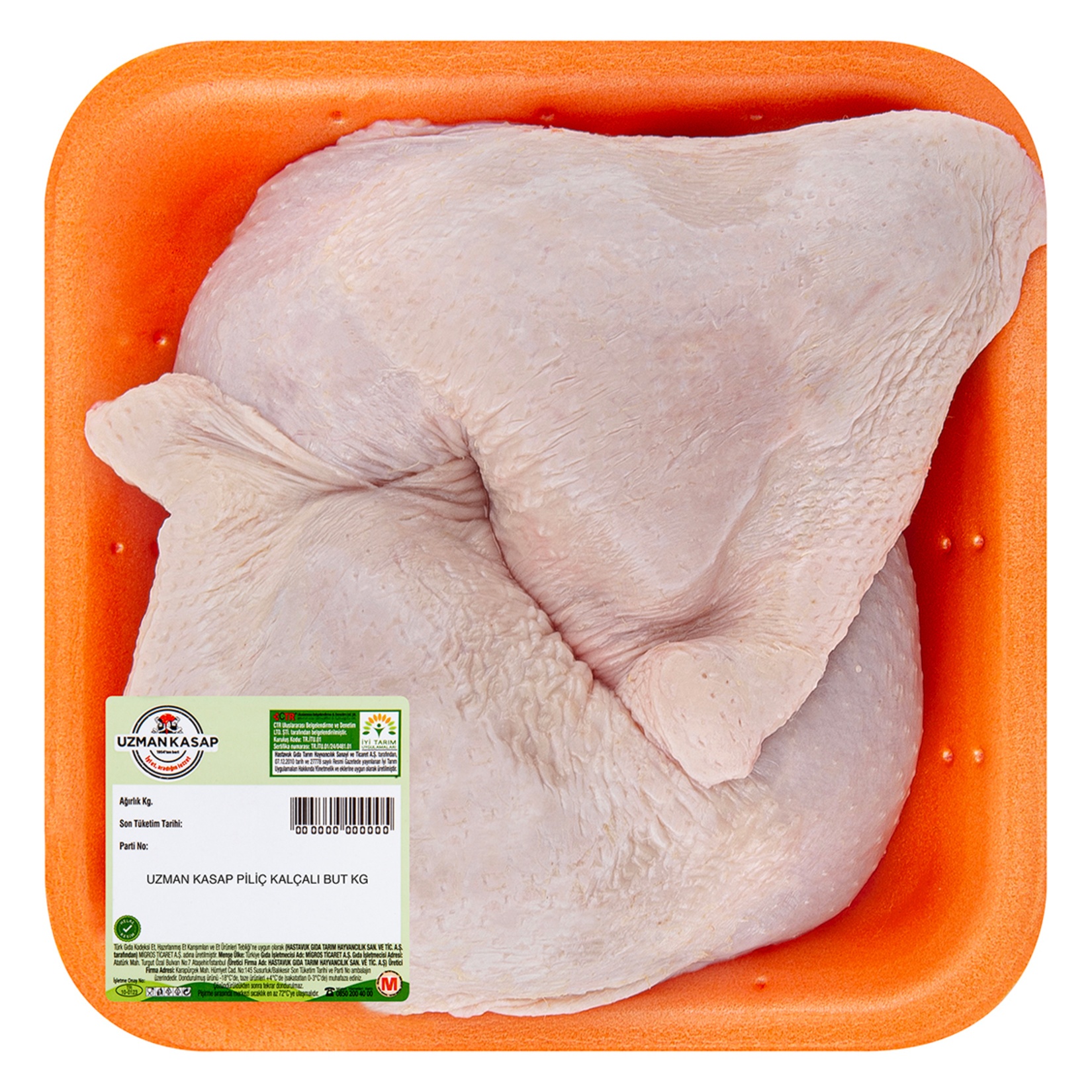 Uzman Kasap Piliç Kalçalı But 1 Kg