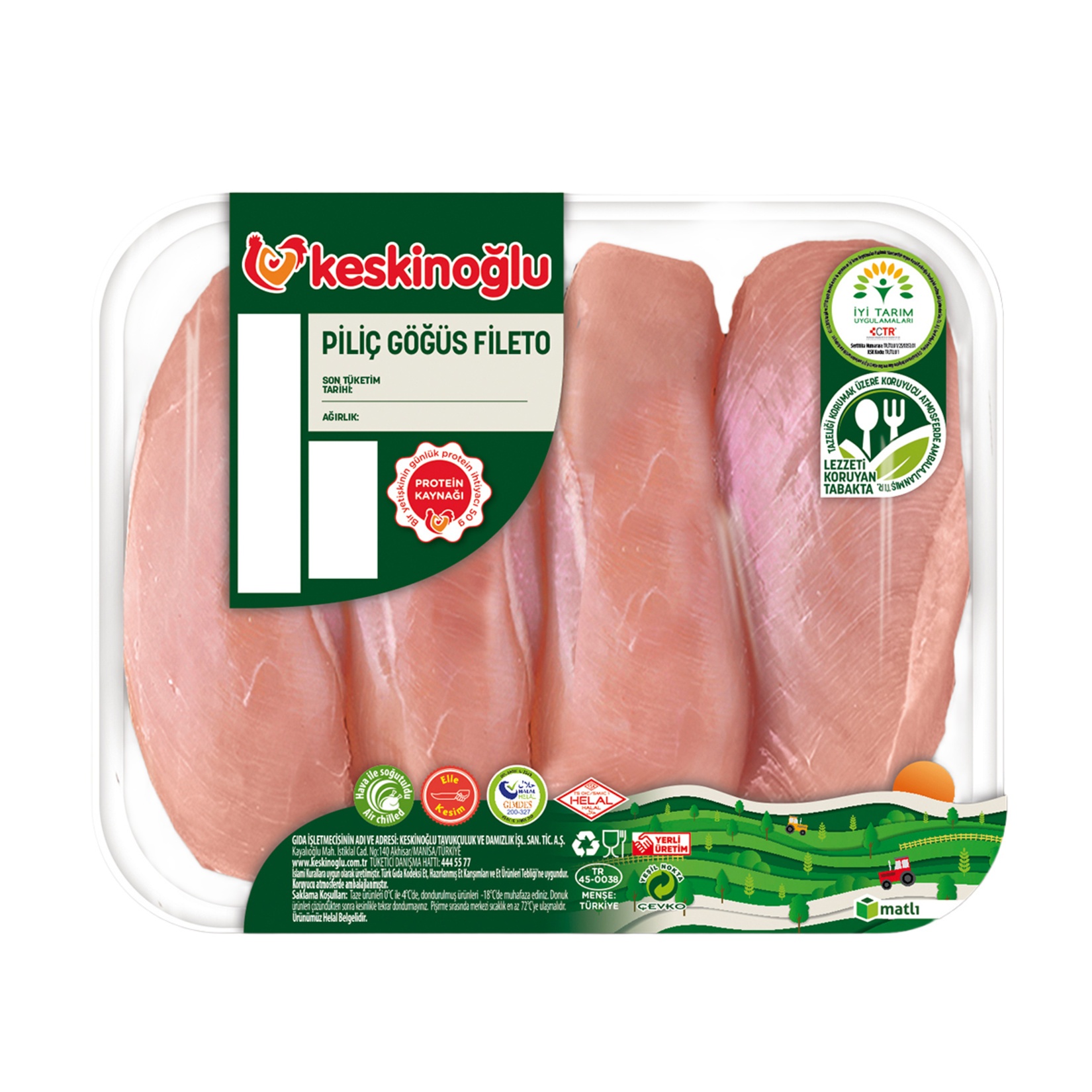 Keskinoğlu Piliç Fileto 1 Kg