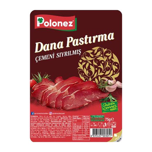 Polonez Seçme Pastırma 75 Gr