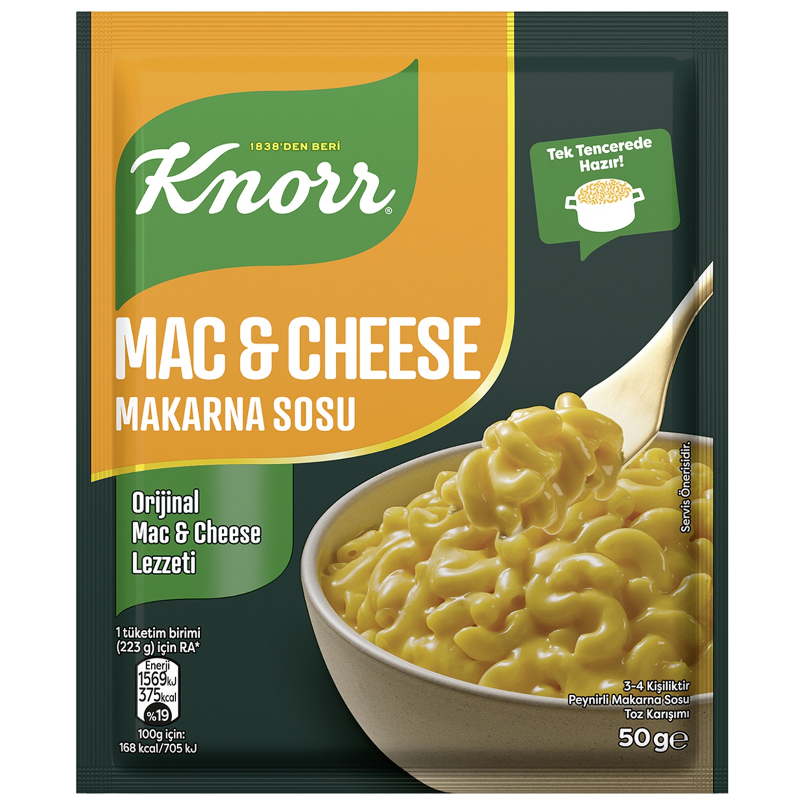 Knorr Mac & Cheese Makarna Sosu 50 Gr