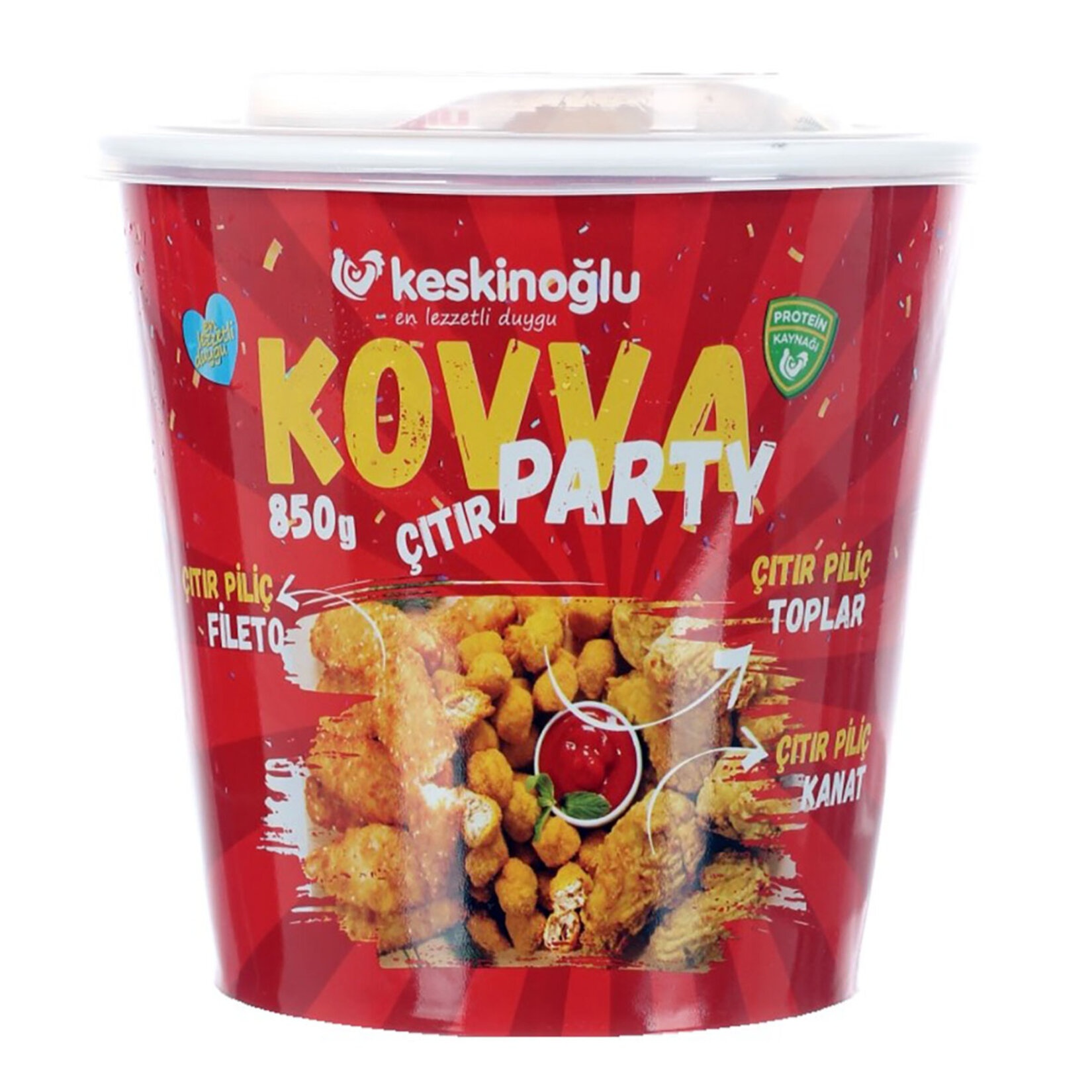 Keskinoğlu Dondurulmuş Kovva Çıtır Party 850 Gr