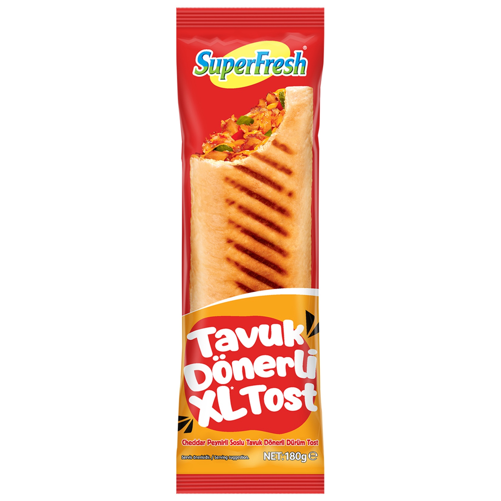 SuperFresh Tavuklu Dürüm Tost 180 Gr
