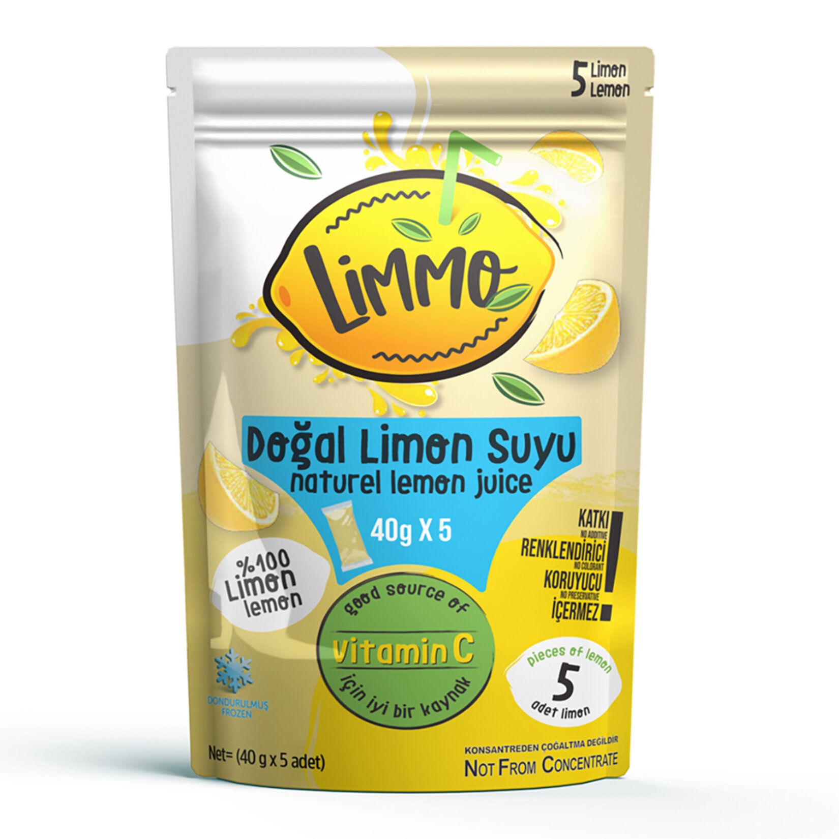 Limmo Limon Suyu 5x40 Gr