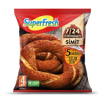 Superfresh 7/24 Fırından Simit 400 Gr