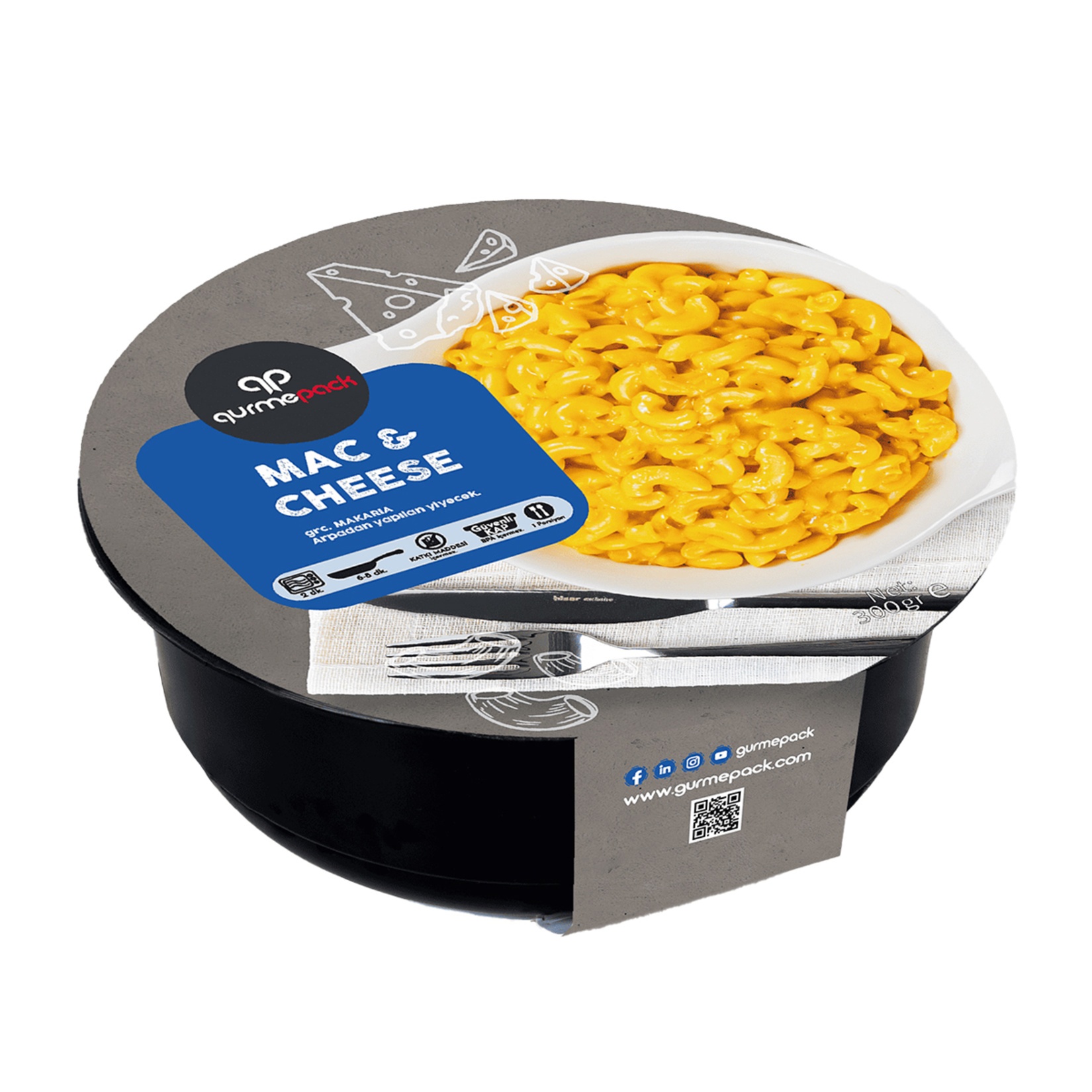 Gurmepack Mac And Cheese 300 Gr