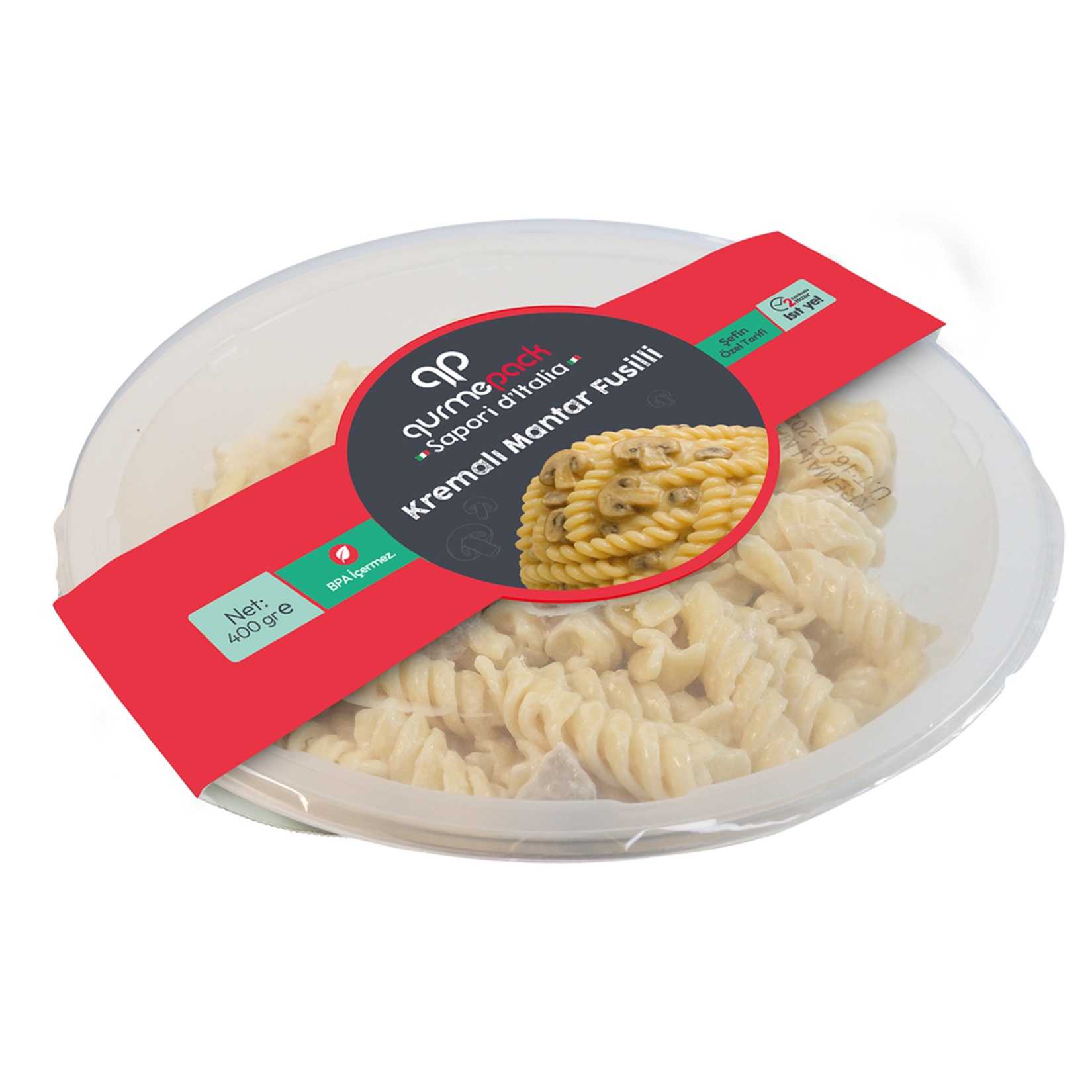 Gurmepack Kremalı Mantarlı Fusilli 400 Gr