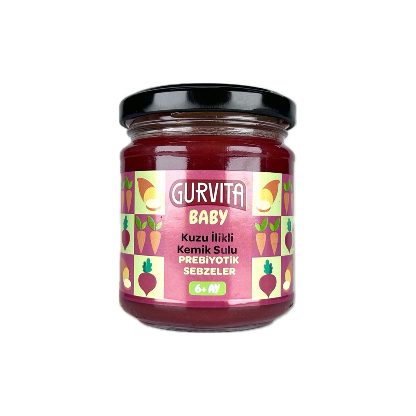 Gurvita Baby Kuzu İlikli Kemik Sulu Prebiyotik Sebzeli 165 Gr