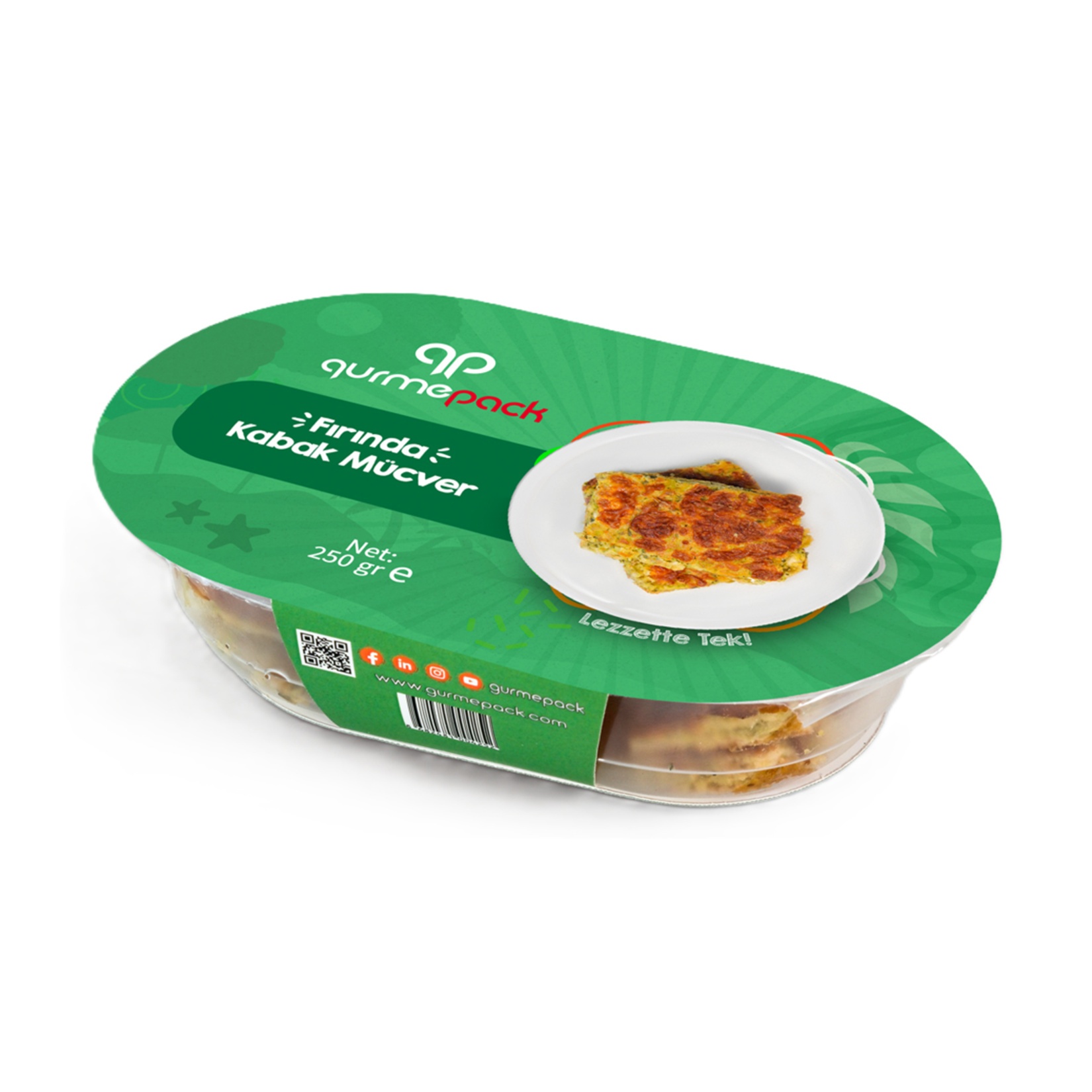 Gurmepack Fırında Kabak Mücver 250 Gr