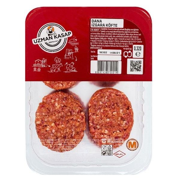 Uzman Kasap Izgara Köfte 320 Gr