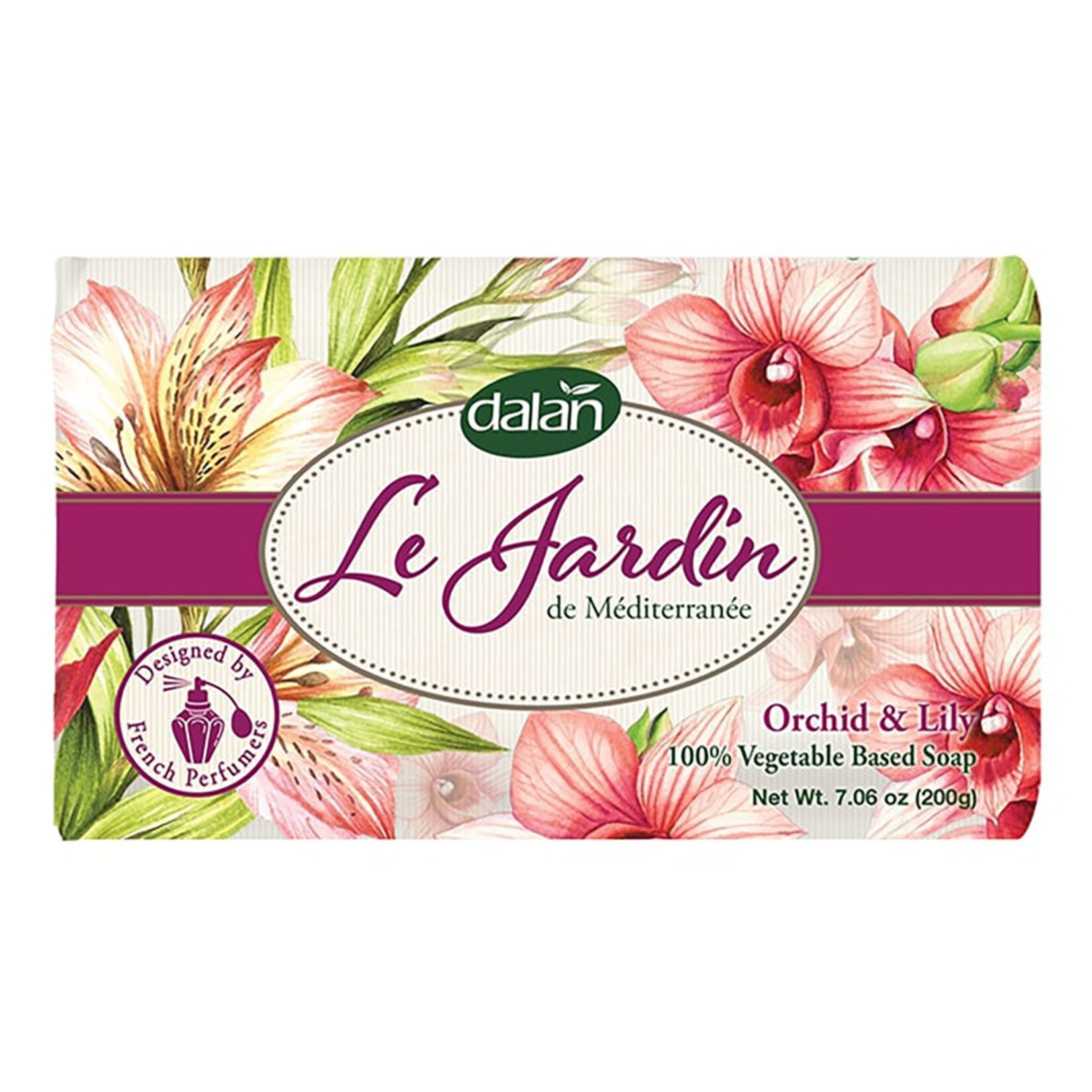 Dalan Le Jardin Orchid & Lily Kağıt Sargılı Sabun 200 Gr