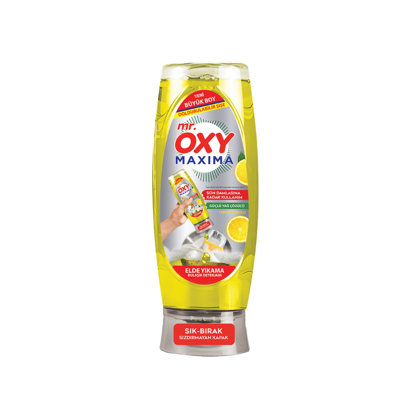 Mr. Oxy Maxima Sarı Limon Bulaşık Deterjanı 650 Ml
