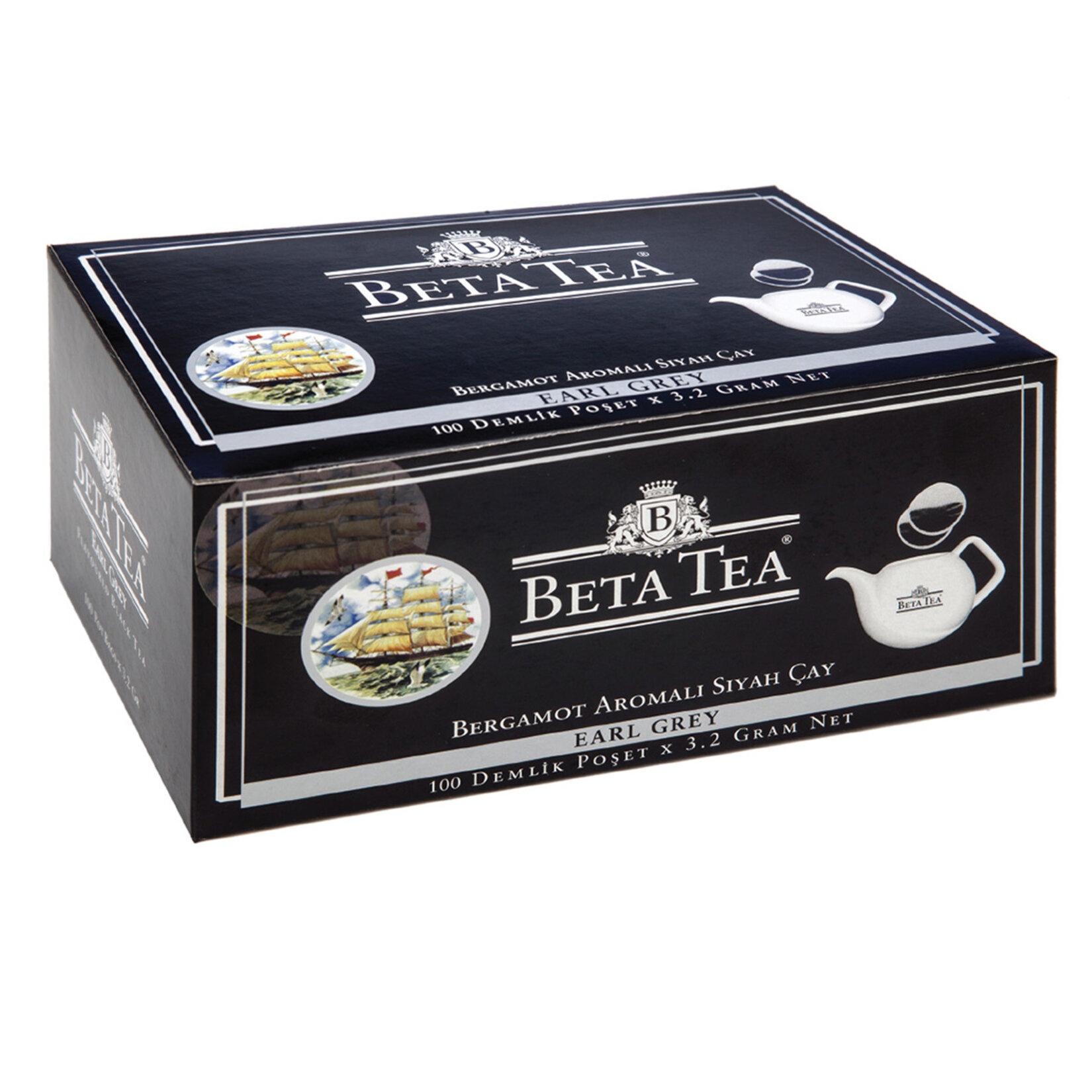 Beta Tea Earl Grey Demlik Poşet 320 Gr