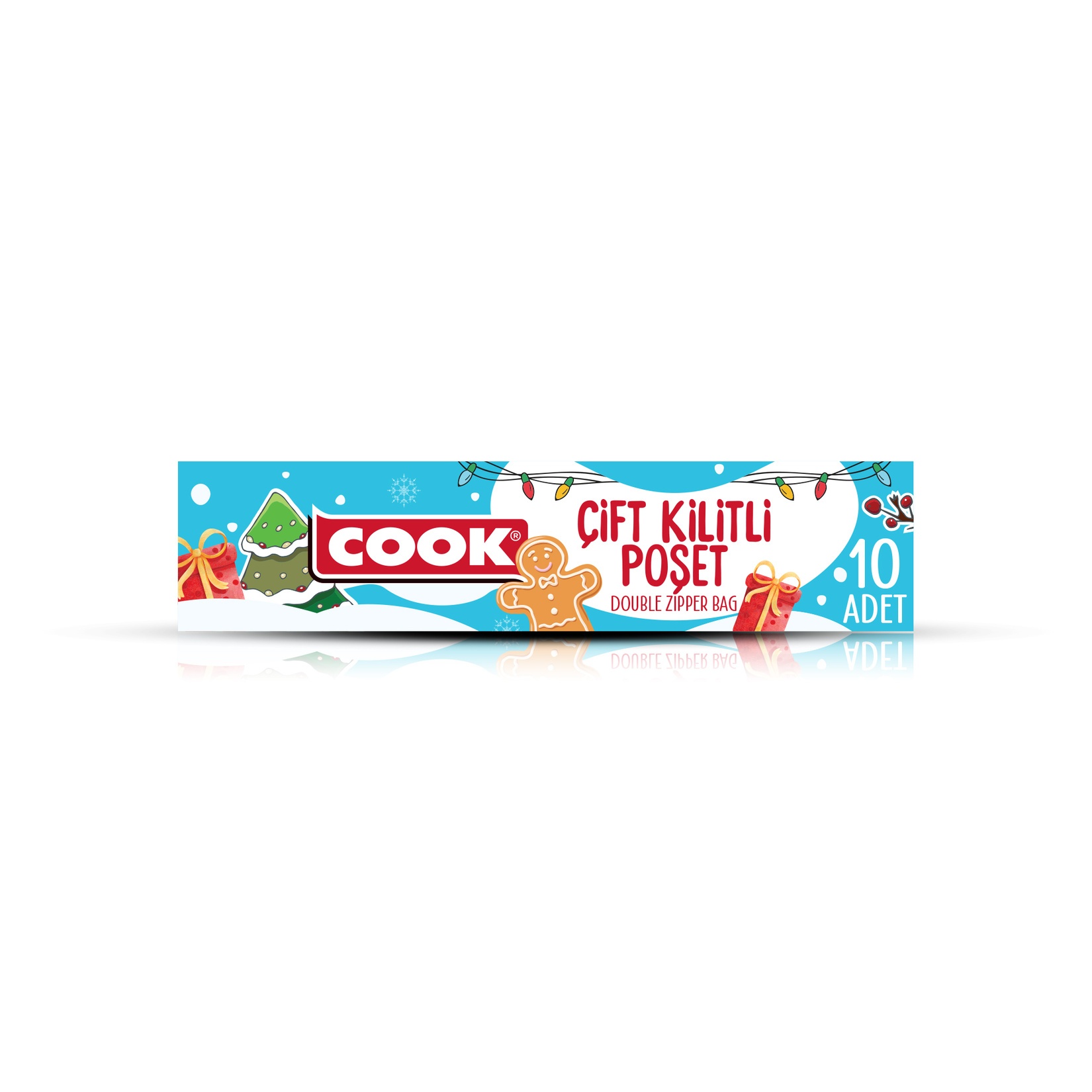 Cook Kilitli Buzdolabı Torbası 10 Adet