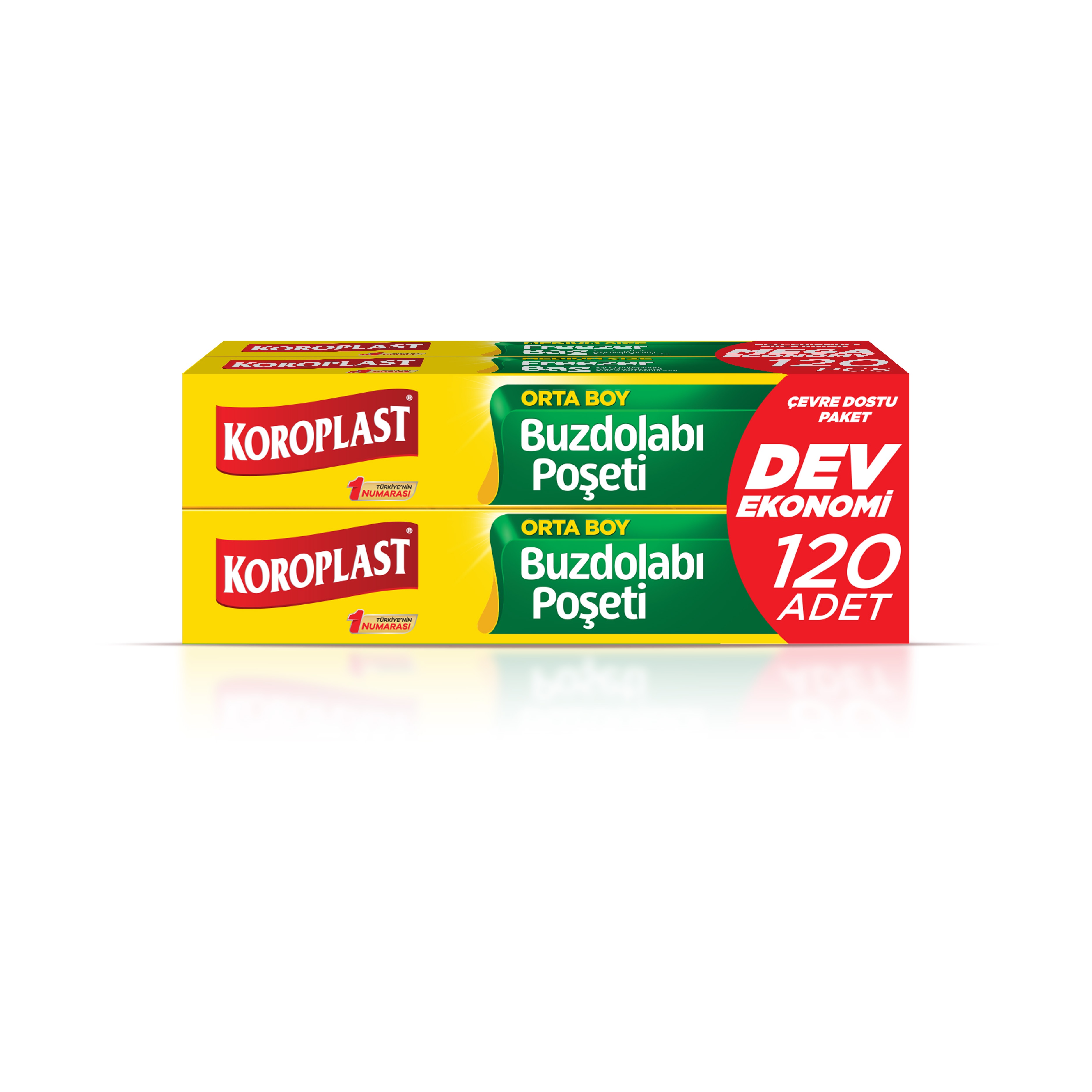 Koroplast Dev Eko Buzdolabı Poşeti Orta Boy 120 Adet