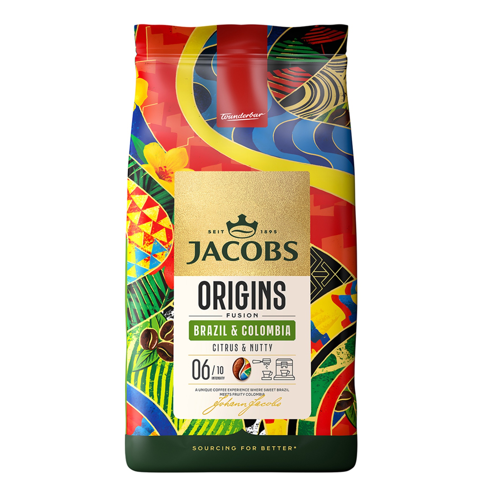 Jacobs Origins Brazil & Colombia Citrus & Nutty 1 Kg