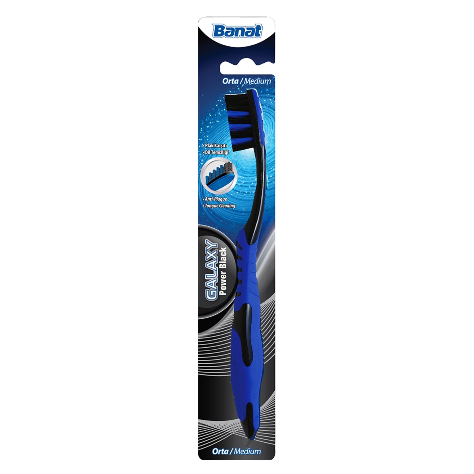Banat Galaxy Power Black Diş Fırçası 1 Adet