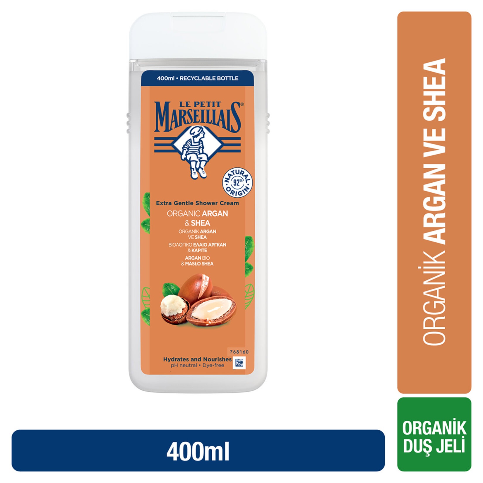 Le Petit Marseillais Organik Argan Ve Shea Duş Jeli 400 Ml