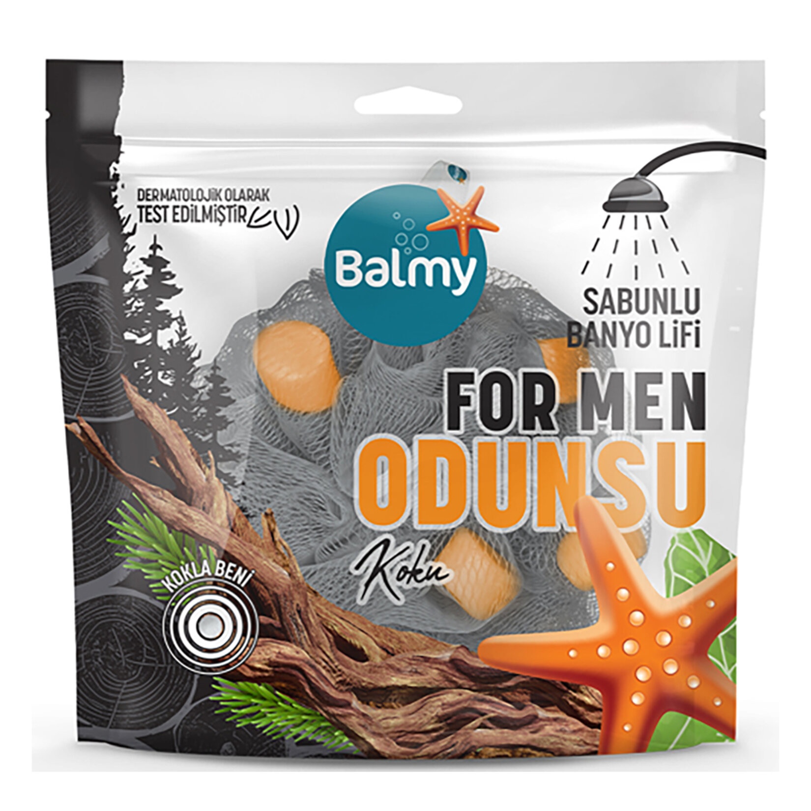 Balmy For Men Sabunlu Banyo Lifi 1 Adet