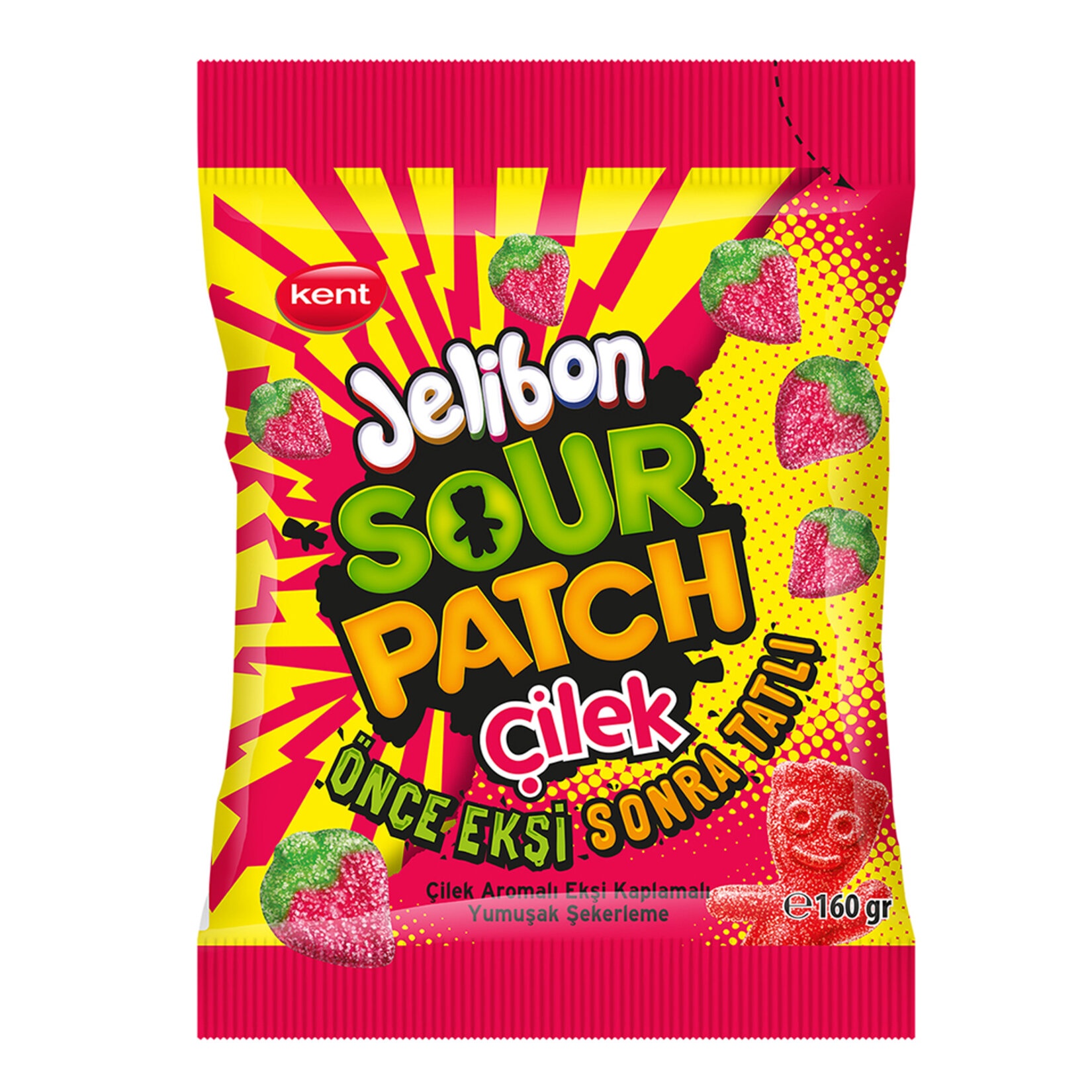 Sour Patch Kids Çilek Aromalı 160 Gr