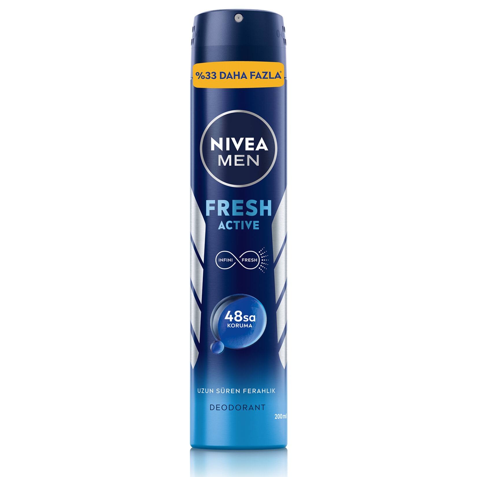 Nivea Men Fresh Active Erkek Sprey Deodorant 200 Ml