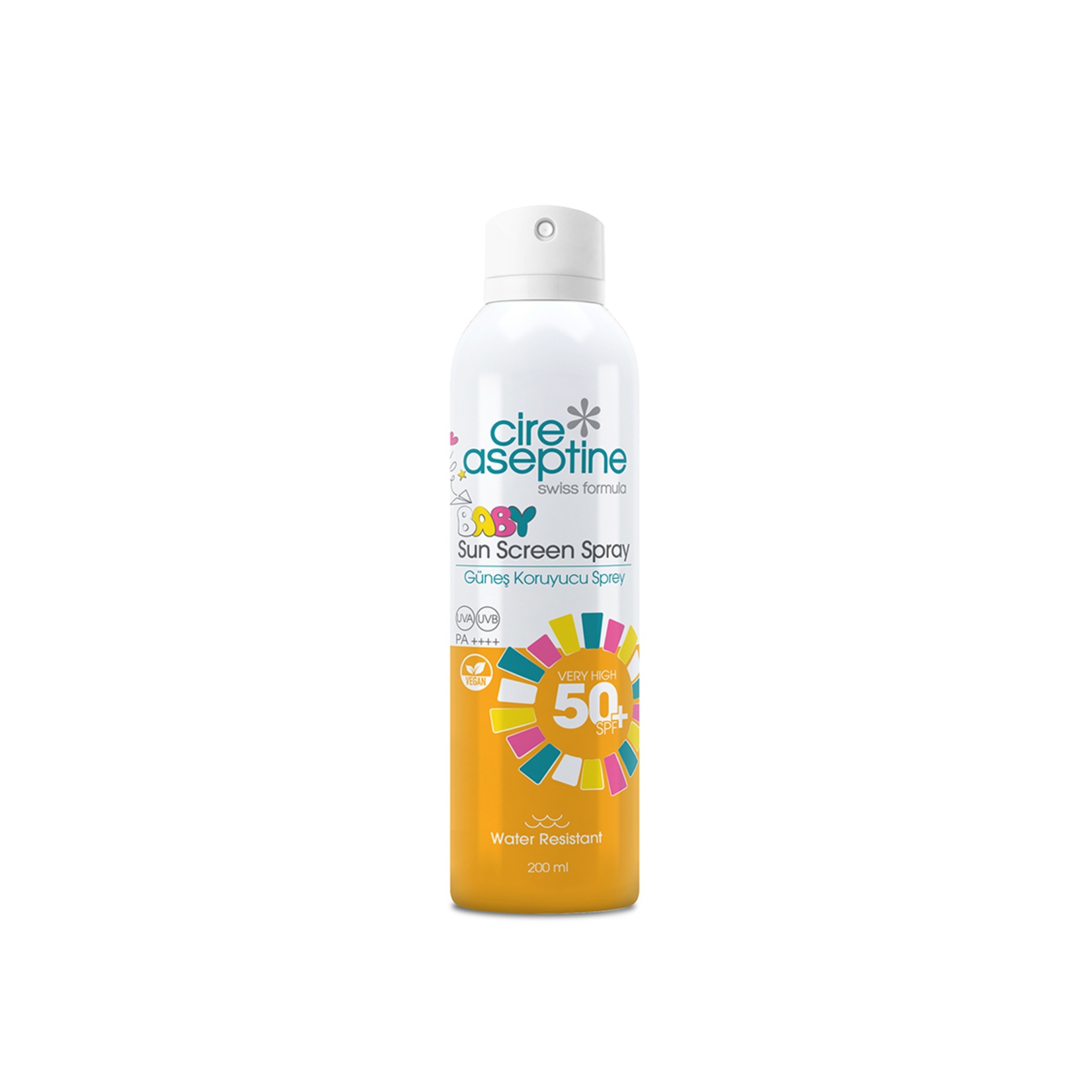 Cire Aseptine Baby & Sensitive Sprey Krem 50 SPF 200 Ml
