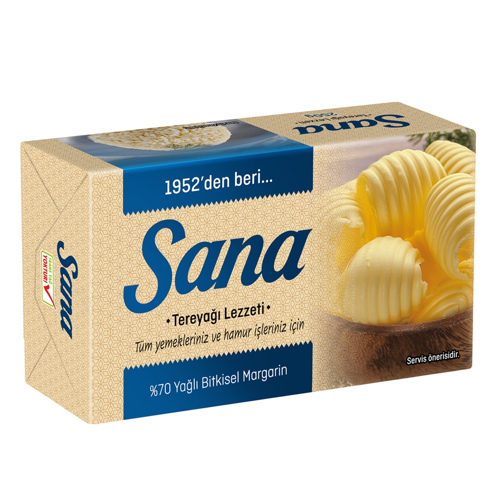 Sana Tereyağı Lezzeti Paket Margarin 250 Gr