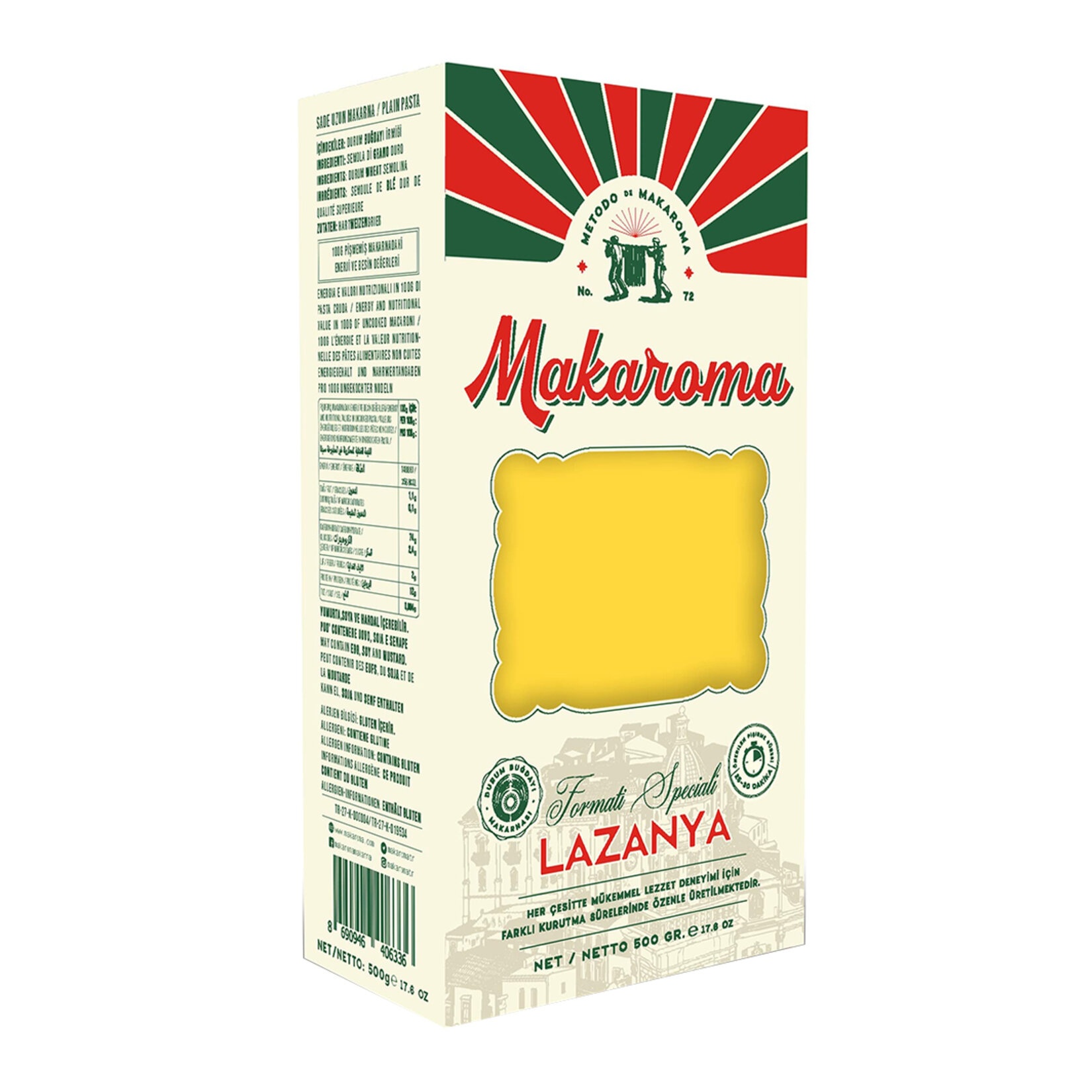 Makaroma Lazanya 500 Gr