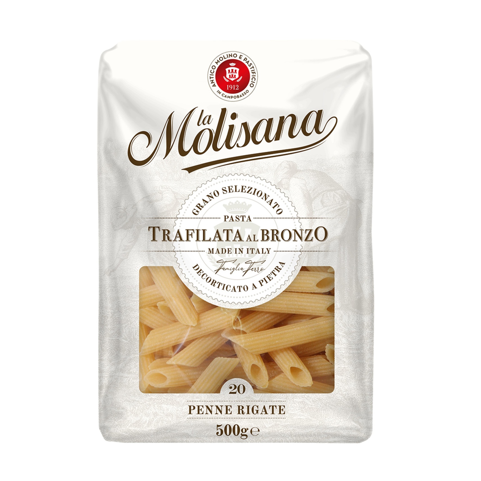La Molisana Penne N20 Sade Kesme Makarna 500 Gr