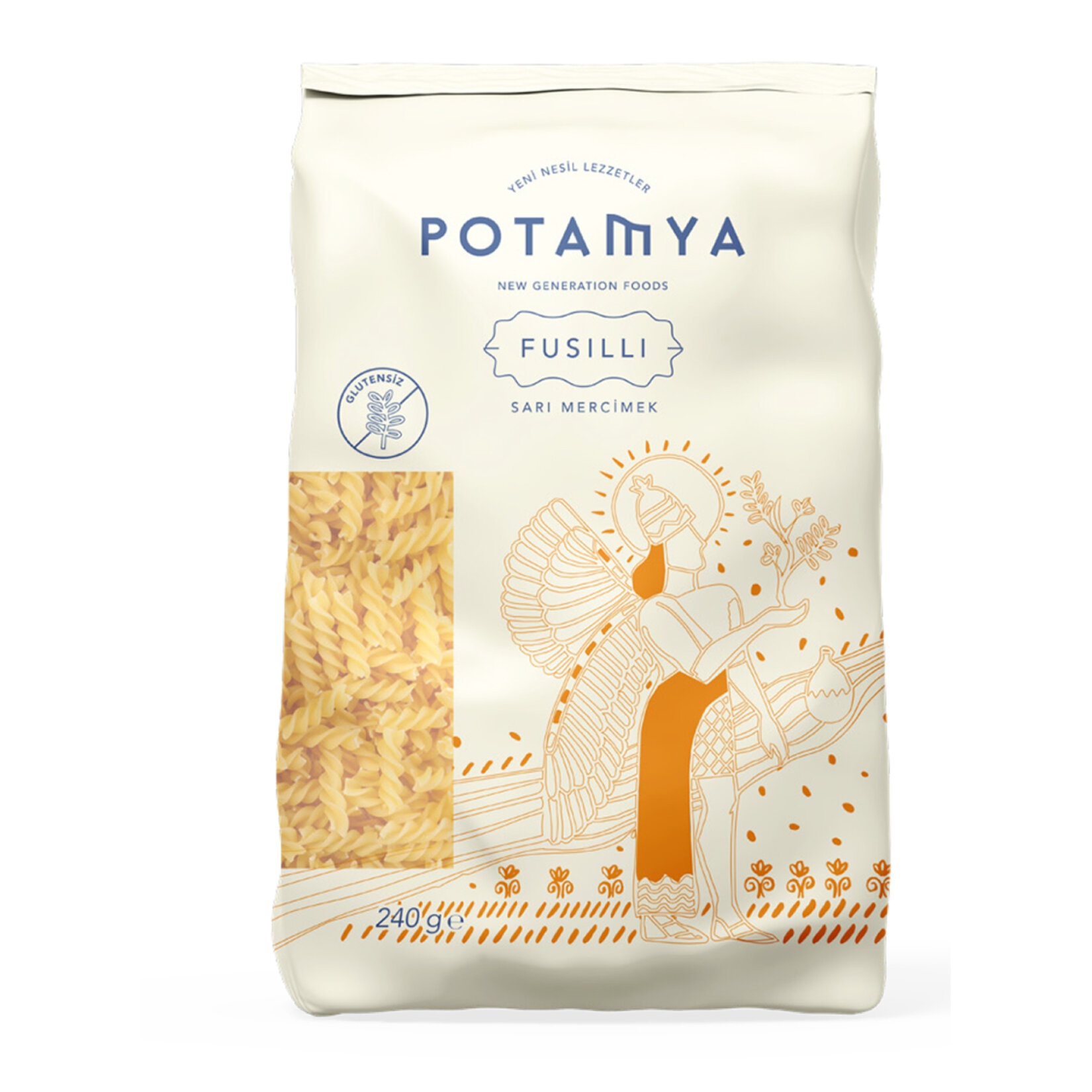 Potamya Sarı Mercimek Fusilli 240 Gr