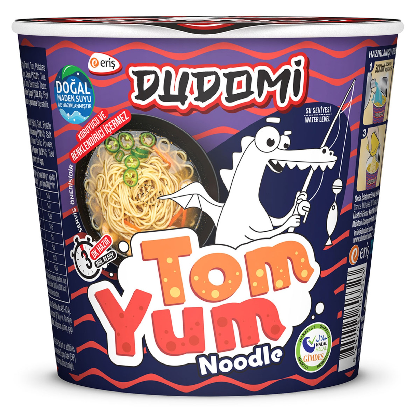 Dudomi Tom Yum Bardak Noodle 60 Gr