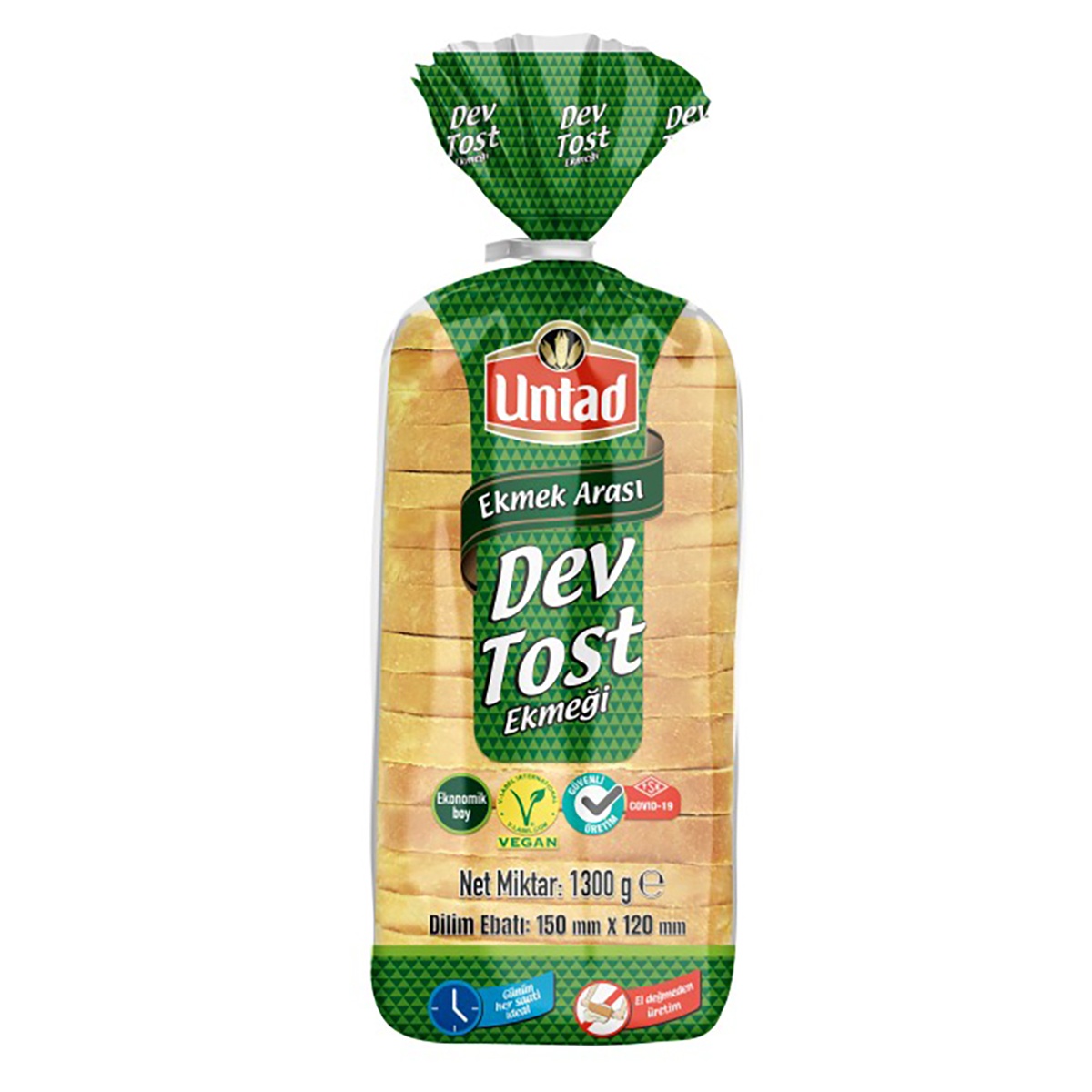 Untad Premium Dev Tost Ekmeği 1.3 Kg