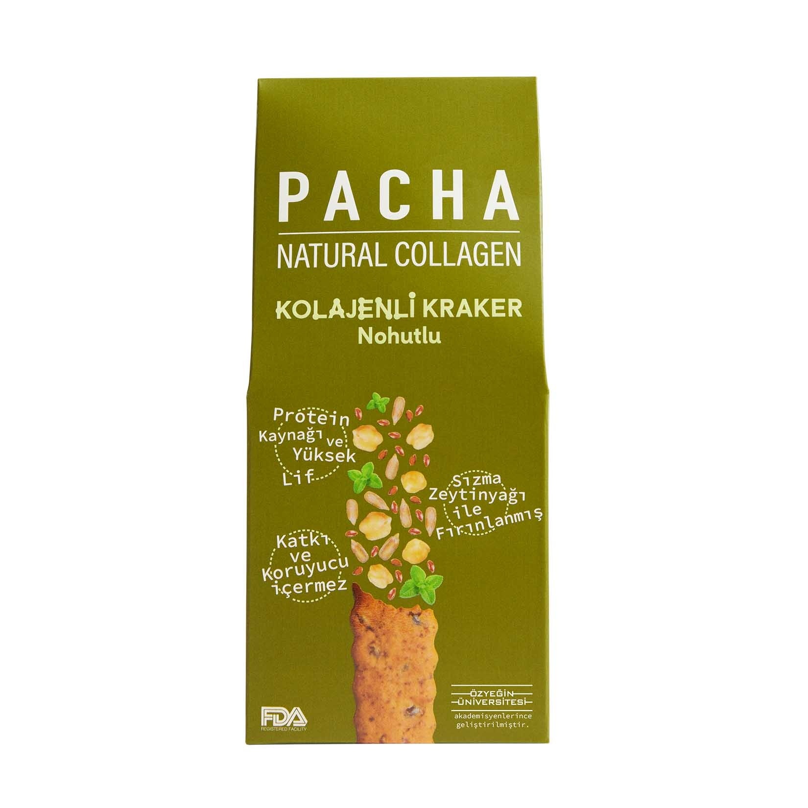 Pacha Natural Collagen Nohutlu Kolajenli Kraker 50 Gr