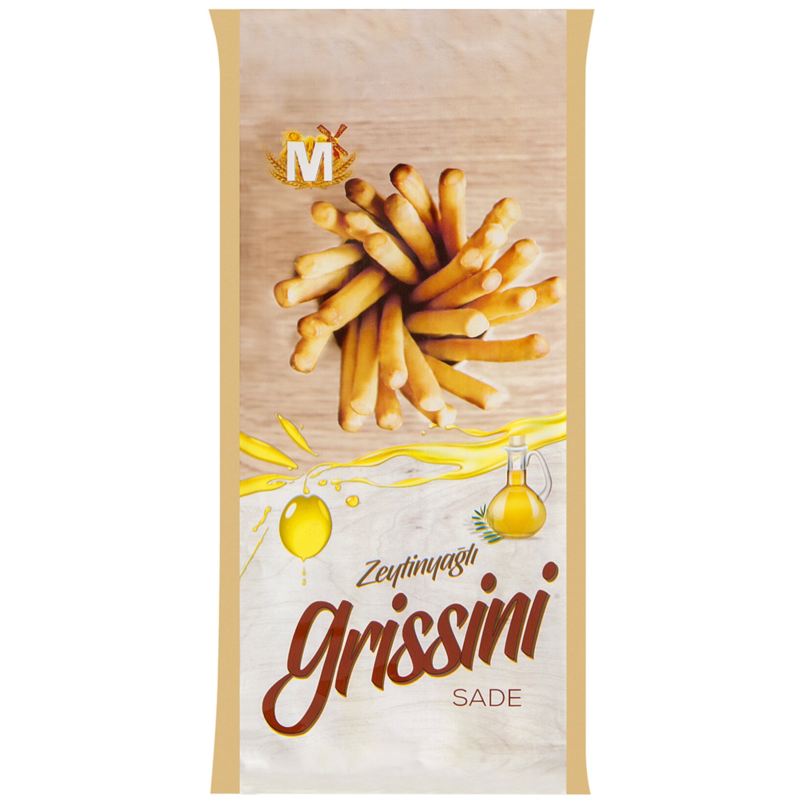 Migros Zeytinyağlı Sade Grissini 125 Gr