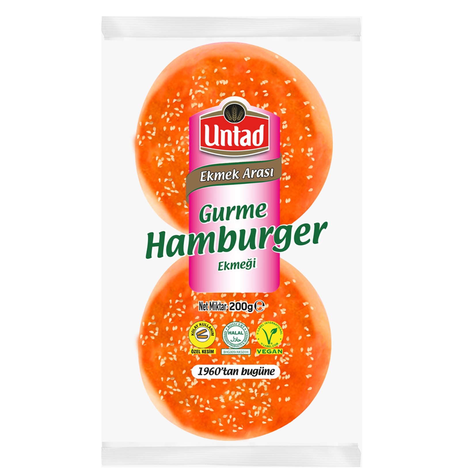 Untad Gurme Hamburger 2li 200 Gr