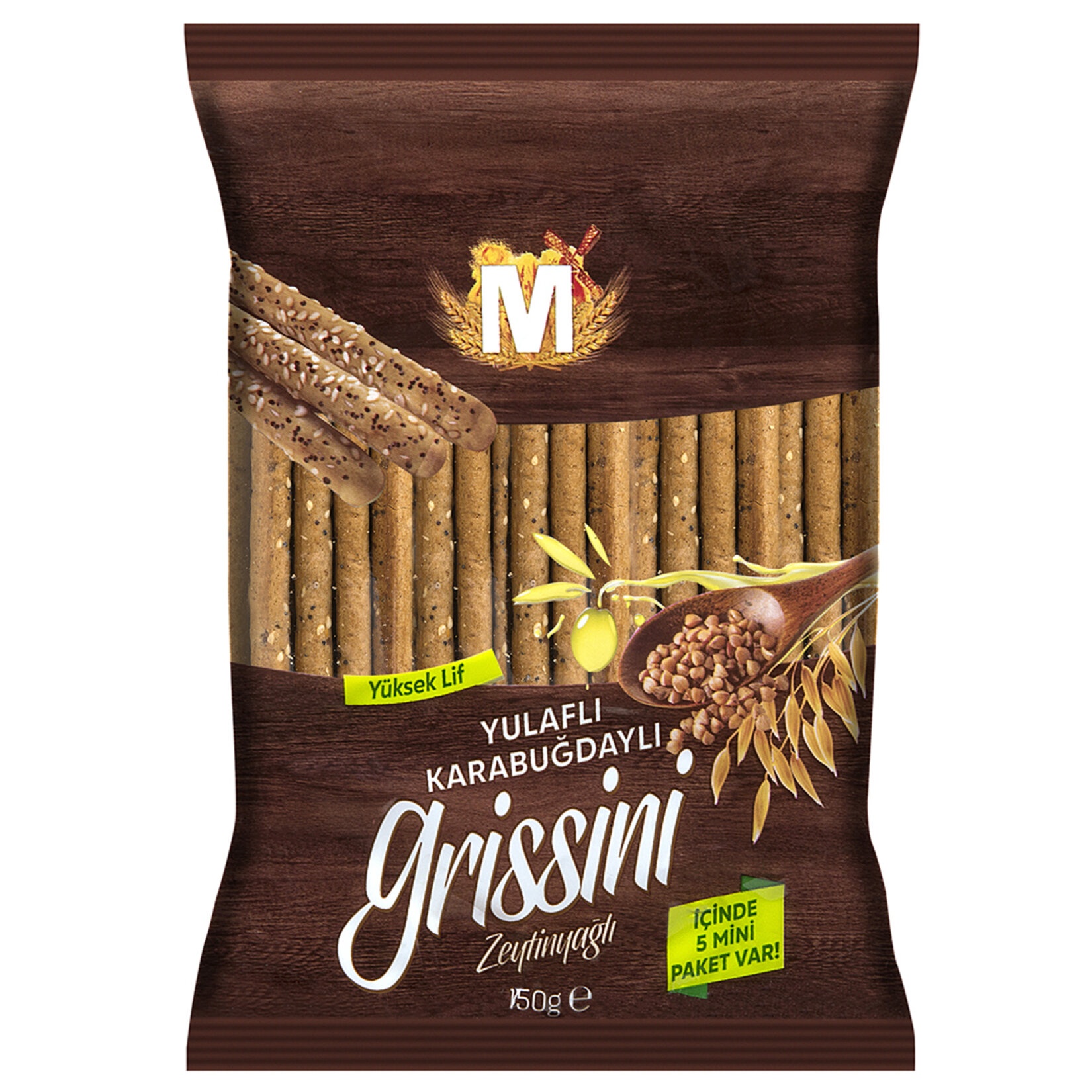 Migros Z.yağlı Yulaflı Karabuğdaylı Grissini 150 G