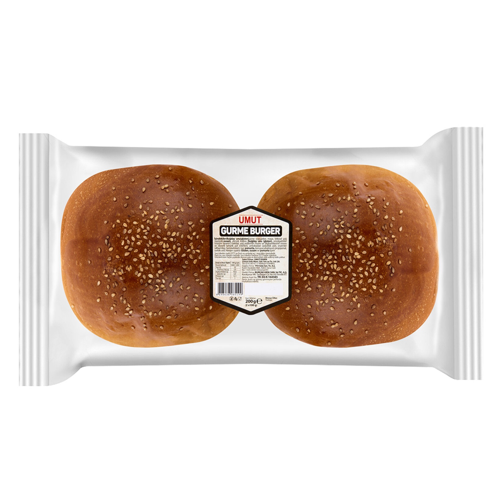 Hamburger Sandviç Ekmeği 200 Gr
