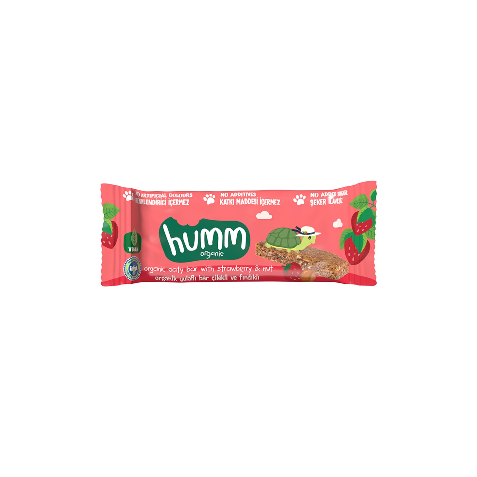 Humm Organik Çilekli Bar 27 Gr