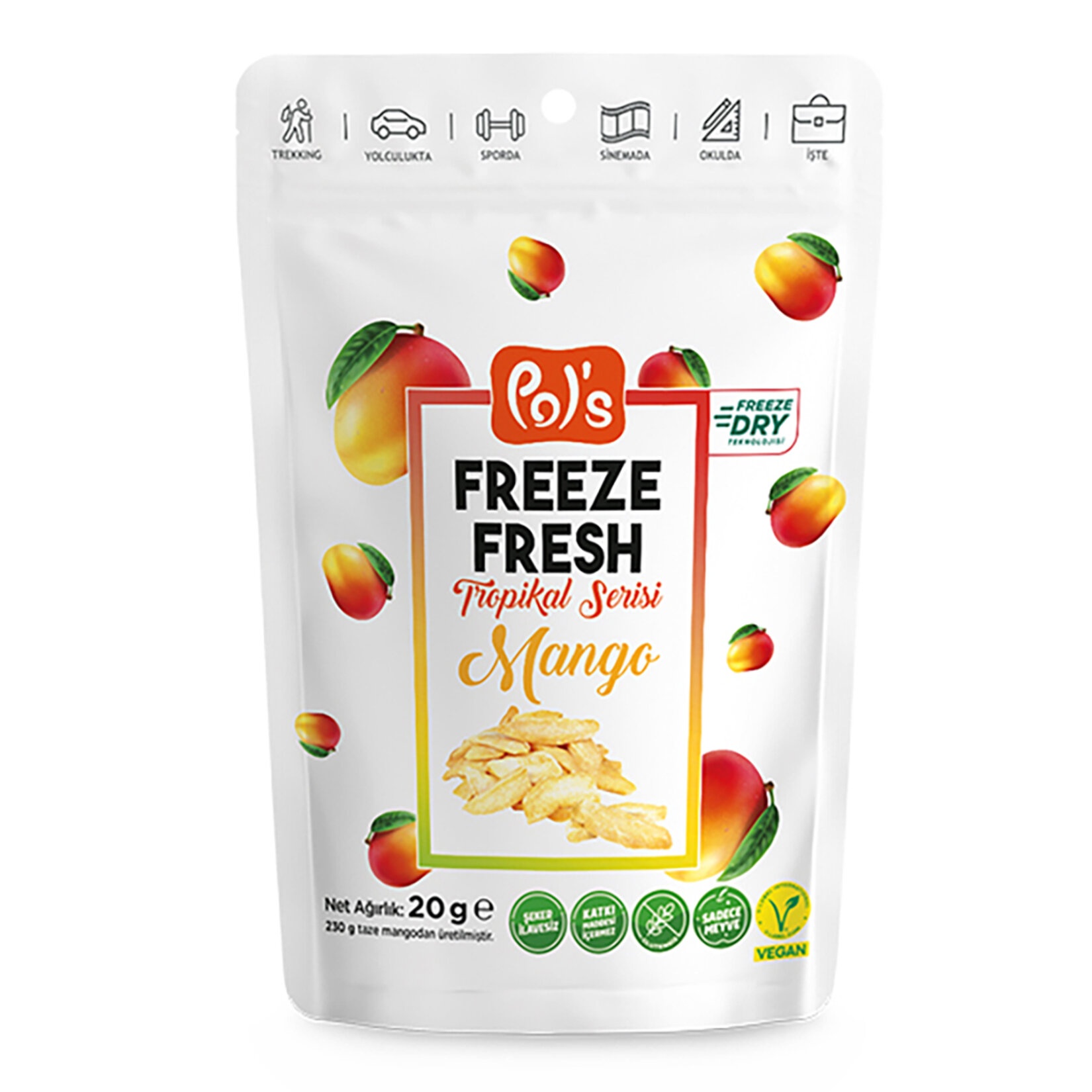 Pol's Freeze Fresh Tropikal Seri Mango 20 Gr