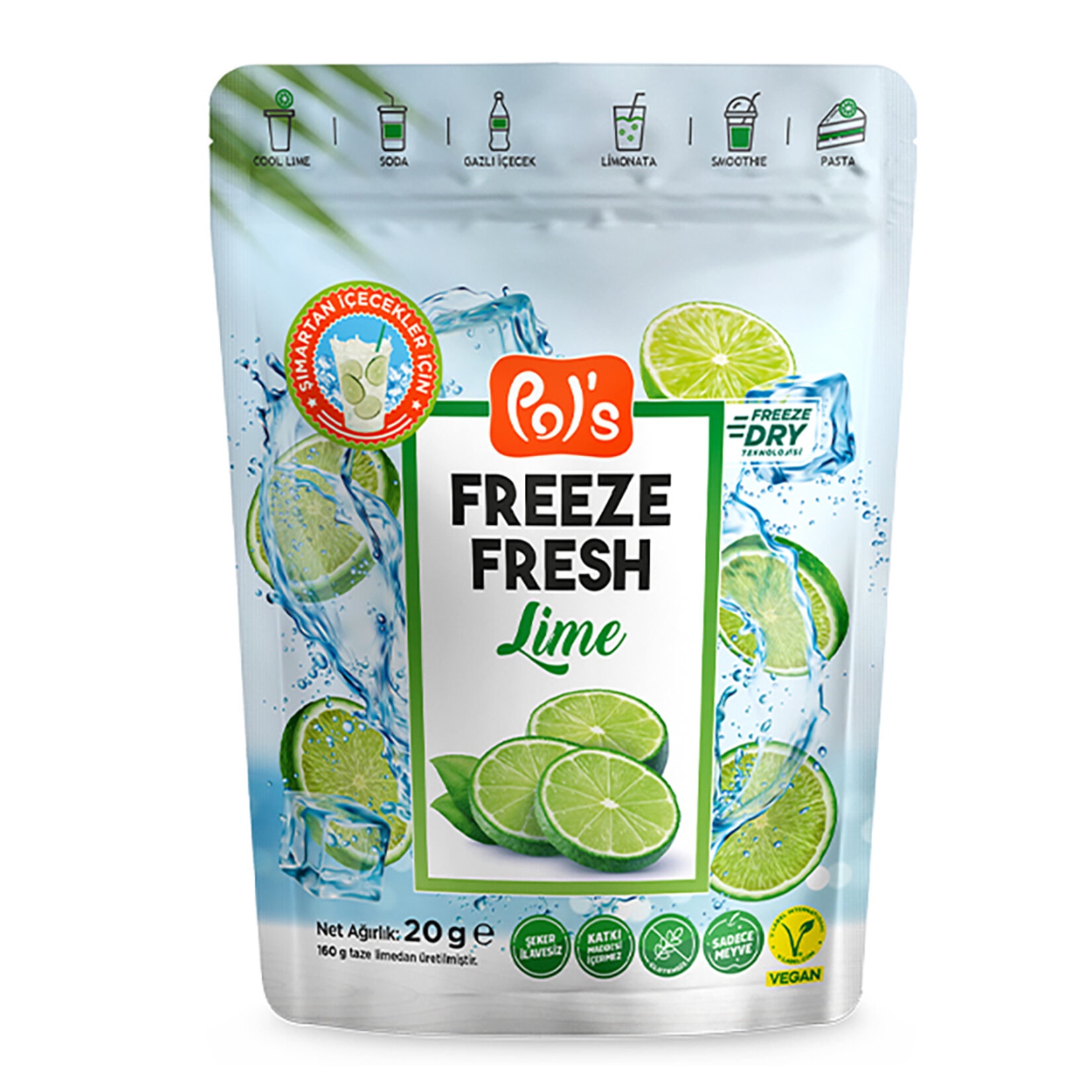 Pol's Freeze Fresh Lime 20 Gr