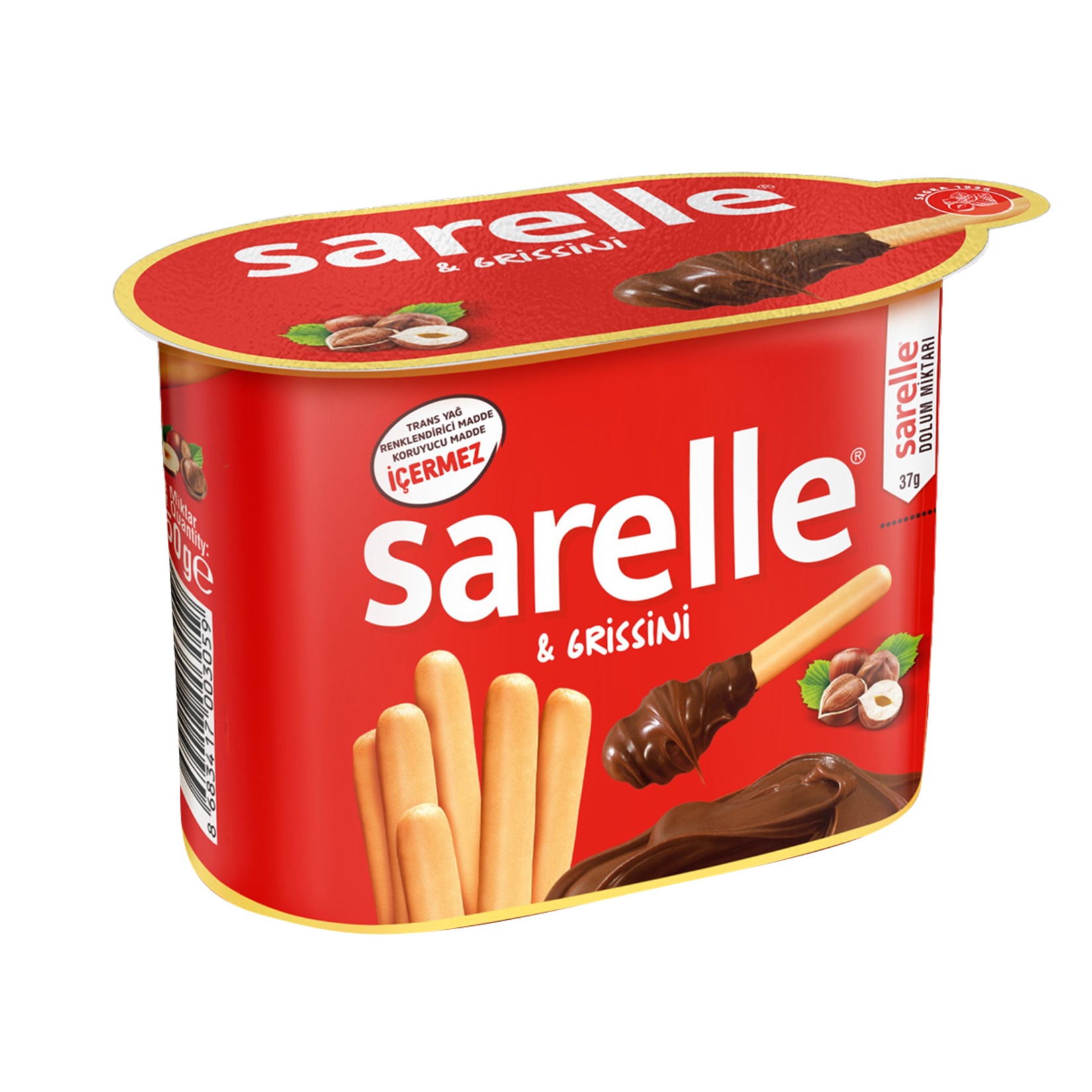 Sarelle Kakaolu Fındık Ezmesi Ve Grissini 50 Gr