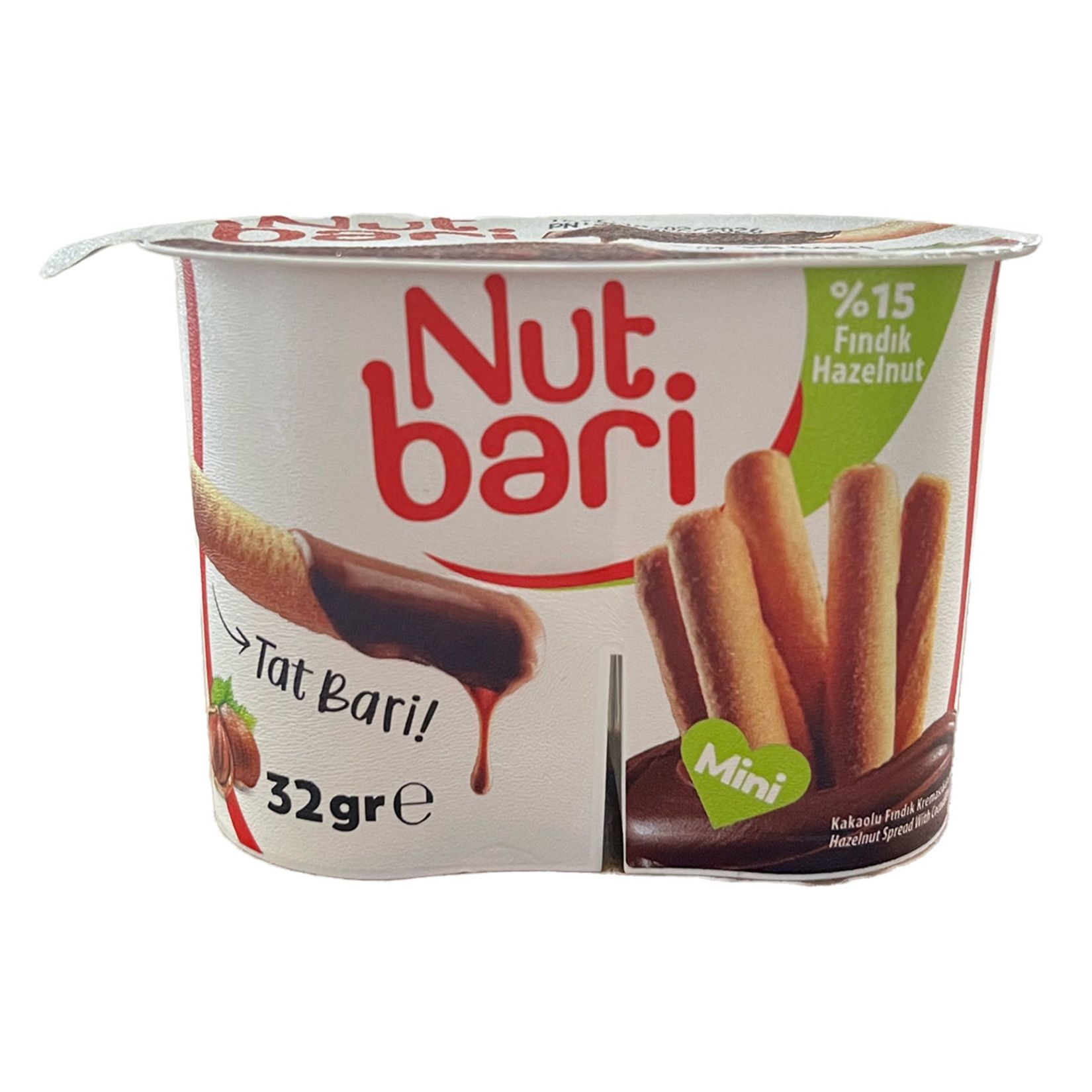 Nut Bari Kakaolu Fındık Kreması & Grissini 32 Gr