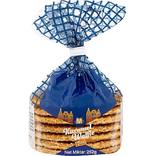 Migros Tereyağlı Karamel Waffle 252 Gr