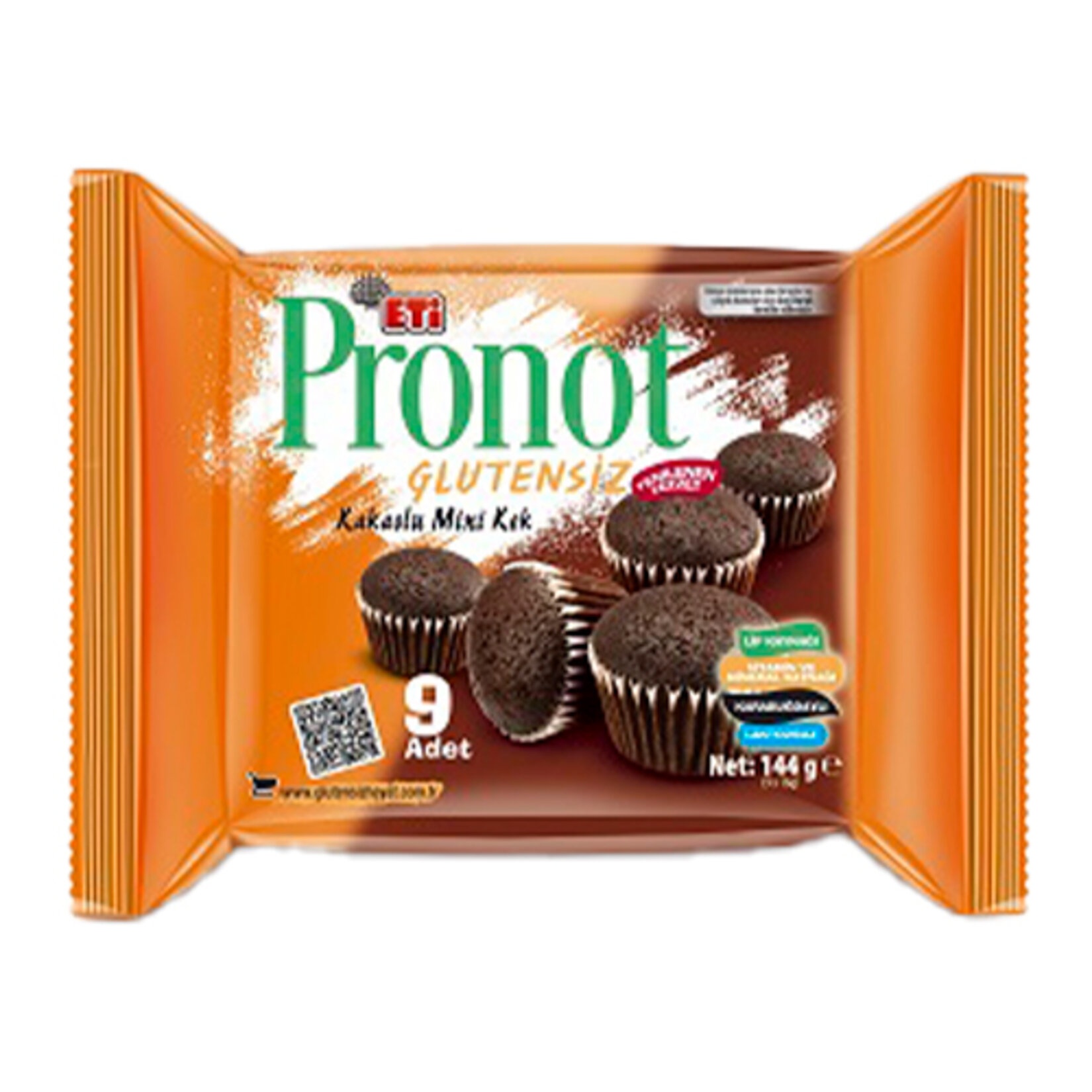 Eti Pronot Fındıklı Kakaolu Mini Kek 144 Gr