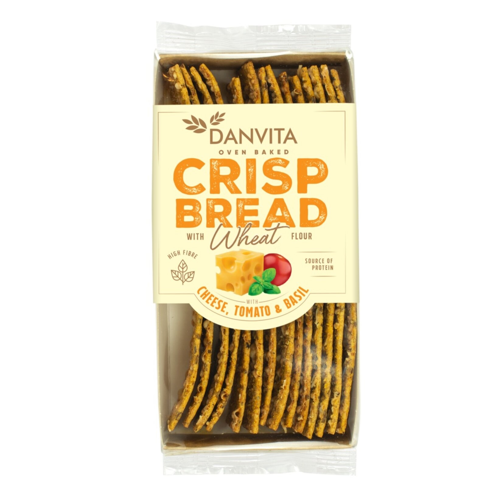 Danvita Peynirli Domatesli & Fesleğenli Kraker 130 Gr