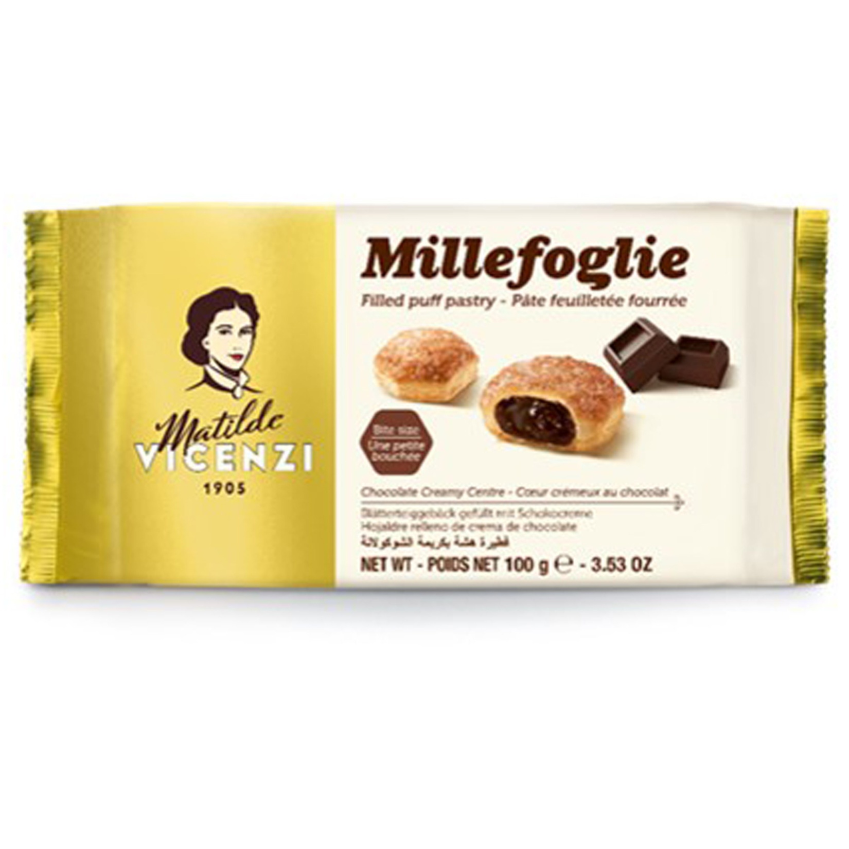 Matilde Vicenzi Çikolata Kremalı Dolgulu Milföy Börek 100 Gr