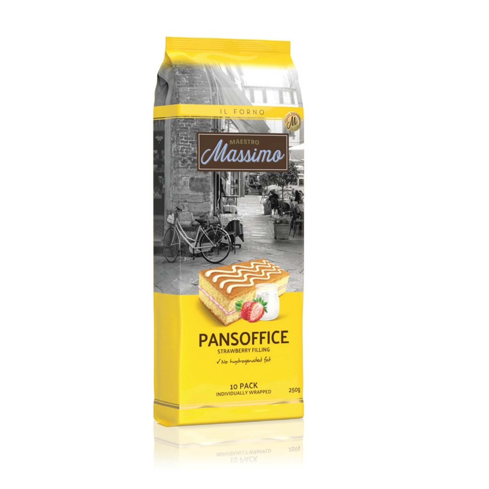 Massimo Yoğurt & Çilek Dolgulu Kek 250 Gr