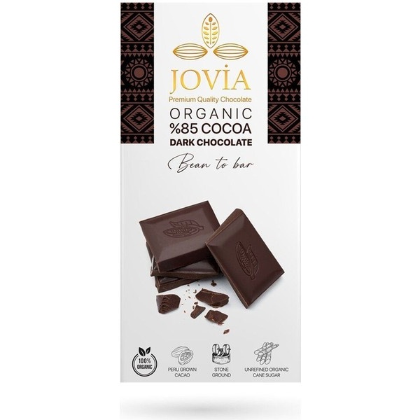 Jovia Organic %85 Cocoa Dark Çikolata 85 Gr