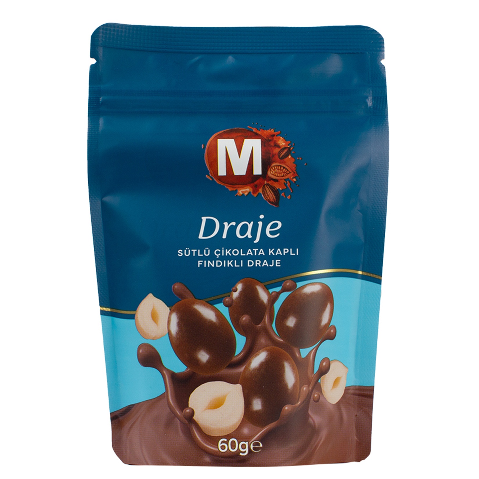 Migros Sütlü Çikolata Kaplı Fındık Draje 60 Gr