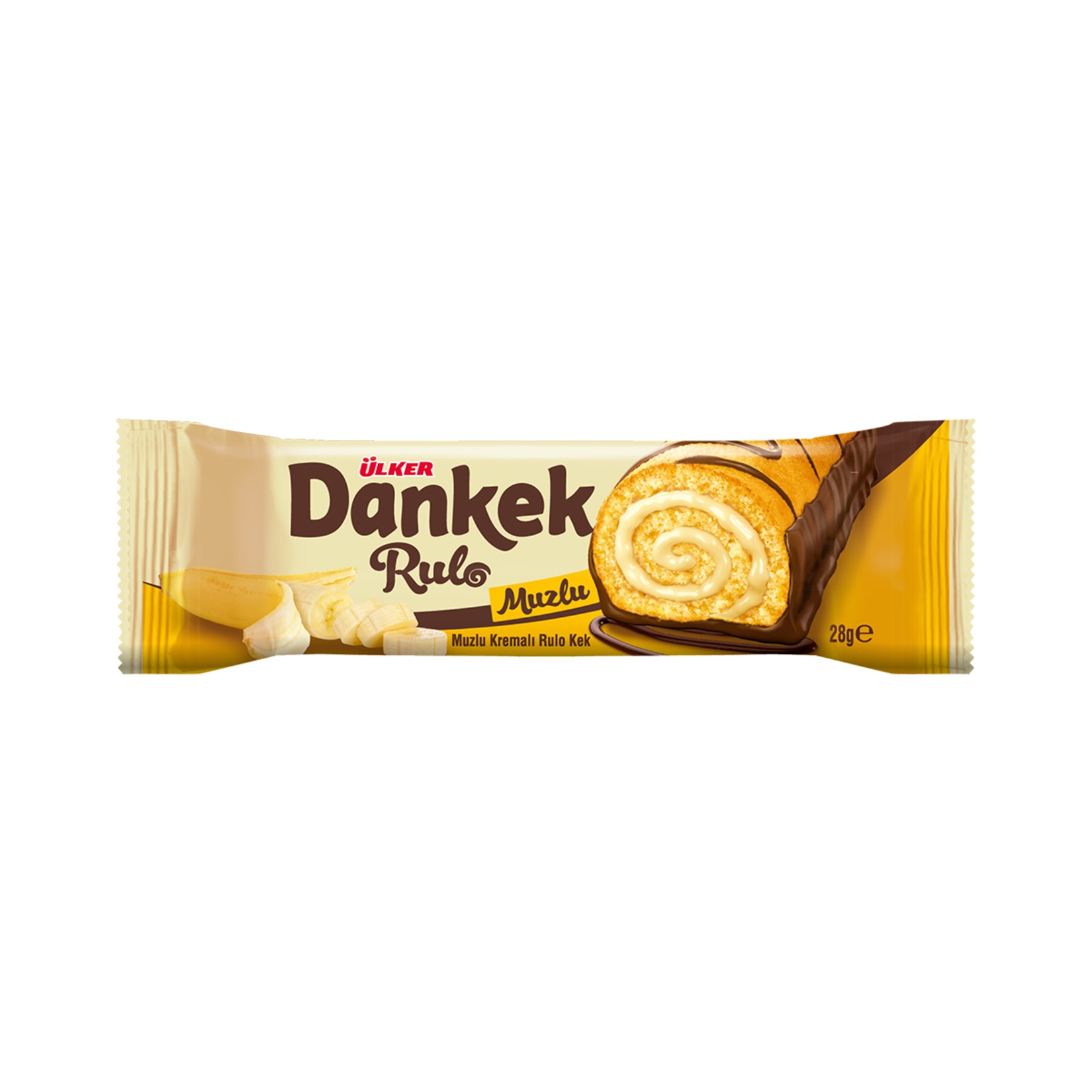 Ülker Dankek Muz Kremalı Rulo Kek 28 Gr